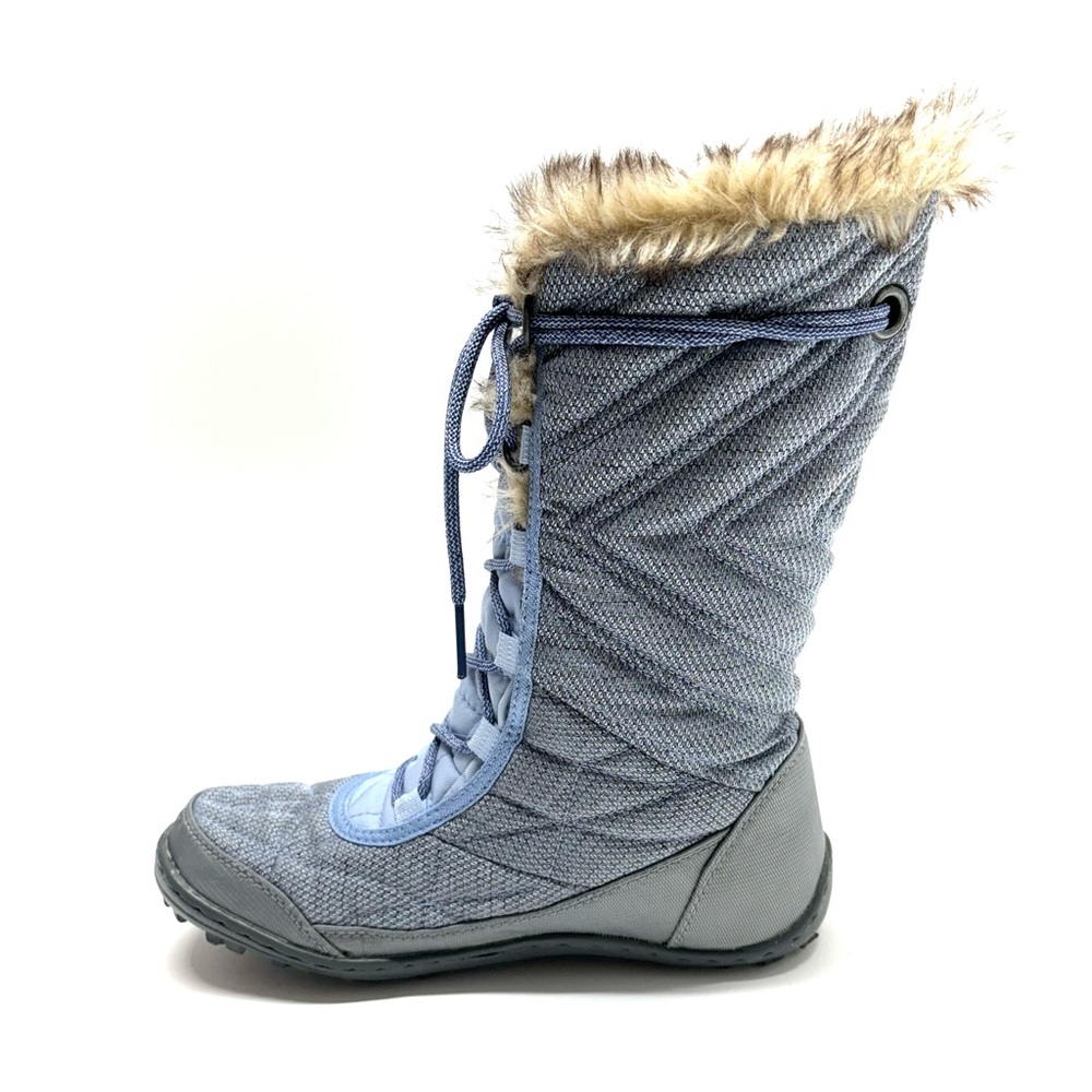 Columbia Gray Winter Boots with Faux Fur Trim - Picture 3 of 16